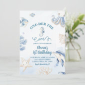 Invitation d'anniversaire premier sous la mer (Debout devant)