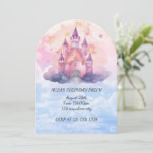 invitation d'anniversaire princess (Debout devant)