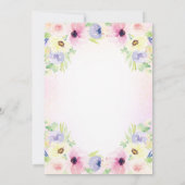 Invitation d'anniversaire Princess Princess Castle (Dos)