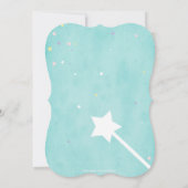 Invitation d'anniversaire Princess Turquoise Pouss (Dos)