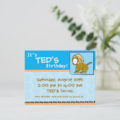 Invitation d'anniversaire Puppy (Debout devant)