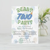 Invitation d'anniversaire Ready Two Party (Debout devant)