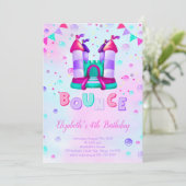 Invitation d'anniversaire rebondissante (Debout devant)