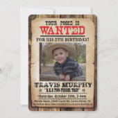 Invitation d'anniversaire recherchée - TOUT ÂGE (Devant)