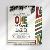 Invitation d'anniversaire reggae pour un premier a
