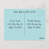 Invitation d'anniversaire Rétro des Années 50, Tou (Dos)