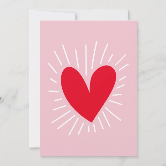 Invitation d'anniversaire Retro Rose & Red Wavy (Dos)