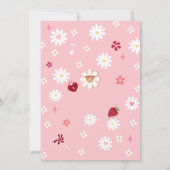 Invitation d'anniversaire Retro Sweet One (Dos)