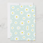 Invitation d'anniversaire Retro Two Groovy Daisy 2 (Dos)
