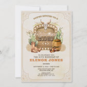 Invitation d'anniversaire Rhinestone Rodeo (Devant)