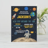 Invitation d'anniversaire Rocket Adventure (Debout devant)
