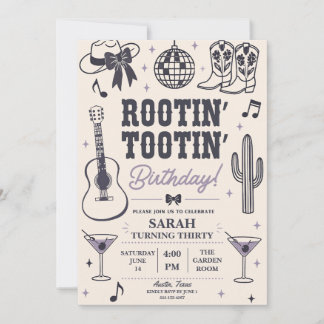 Invitation d'anniversaire Rootin' Tootin'