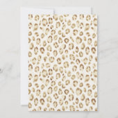 Invitation d'anniversaire Rose Boho Safari Wild On (Dos)