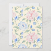 Invitation d'anniversaire Rose Notre Petit Citroui (Dos)