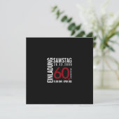 Invitation d'anniversaire (rouge foncé ou couleur (Debout devant)