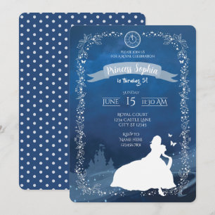 Invitation d'anniversaire royale de princesse de c