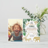 Invitation d'anniversaire Safari (Debout devant)