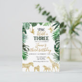 Invitation d'anniversaire Safari (Debout devant)