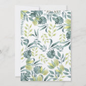 Invitation d'anniversaire Safari Jungle - Kraft (Dos)