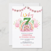 Invitation d'anniversaire Saint-Patrick Lucky Seve (Devant)