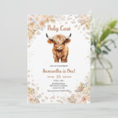 Invitation d'anniversaire Sainte Vache (Debout devant)