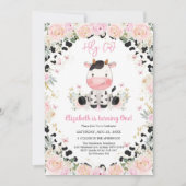 Invitation d'anniversaire Sainte Vache (Devant)