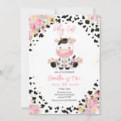 Invitation d'anniversaire Sainte Vache (Devant)