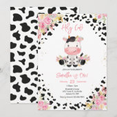 Invitation d'anniversaire Sainte Vache (Devant / Derrière)