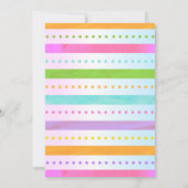 Invitation d'anniversaire saut rebondir trampoline (Dos)