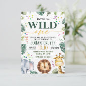 Invitation d'anniversaire sauvage (Debout devant)