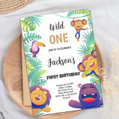 Invitation d'anniversaire sauvage