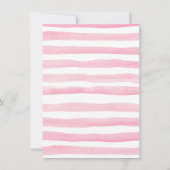 Invitation d'anniversaire sauvage de la forêt Anim (Dos)