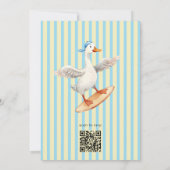 Invitation d'anniversaire Silly Goose Summer (Dos)