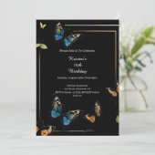 Invitation d'anniversaire simple (Debout devant)