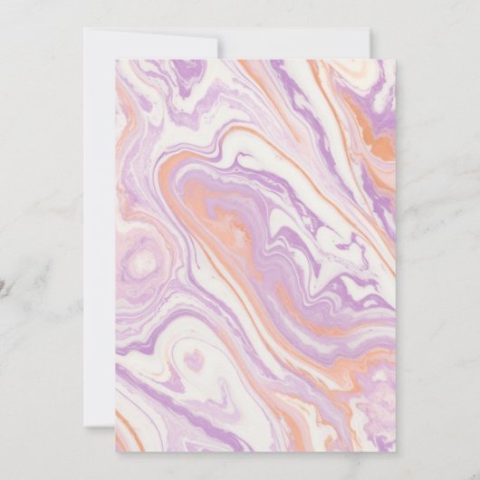 Invitation d'anniversaire simple (Dos)