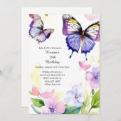 Invitation d'anniversaire simple (Devant / Derrière)