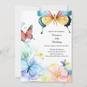 Invitation d'anniversaire simple