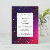 Invitation d'anniversaire simple (Debout devant)