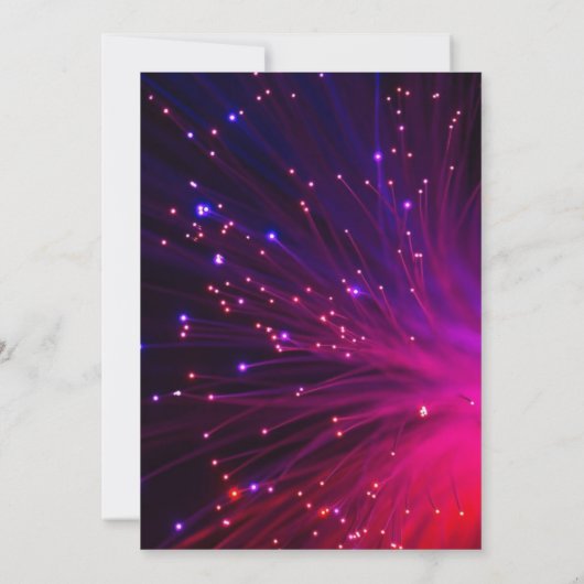 Invitation d'anniversaire simple (Dos)