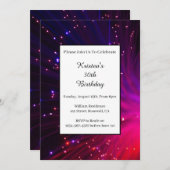 Invitation d'anniversaire simple (Devant / Derrière)