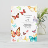 Invitation d'anniversaire simple (Debout devant)