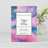 Invitation d'anniversaire simple (Debout devant)