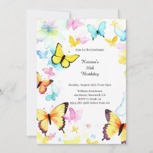 Invitation d'anniversaire simple