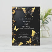 Invitation d'anniversaire simple (Debout devant)