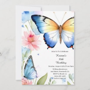 Invitation d'anniversaire simple