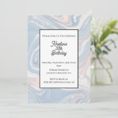 Invitation d'anniversaire simple (Debout devant)