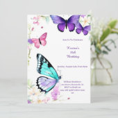 Invitation d'anniversaire simple (Debout devant)