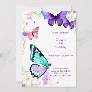 Invitation d'anniversaire simple