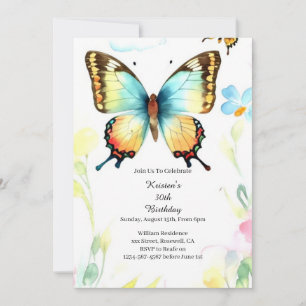 Invitation d'anniversaire simple