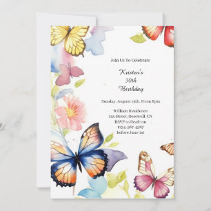Invitation d'anniversaire simple